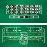 Algopix Similar Product 20 - Craps and Roulette Table Felt  Double