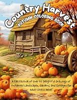 Algopix Similar Product 3 - Country Harvest Fall Coloring Book A