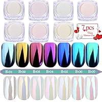 Algopix Similar Product 3 - PrettyDiva 7 Colors Pearl Chrome Powder