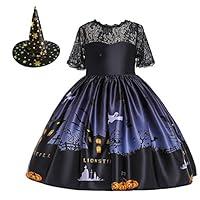 Algopix Similar Product 6 - HIHCBF Girls Halloween Witch Costume