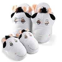 Algopix Similar Product 2 - Mom Dad Kid Home Cute Animal Slipper