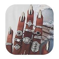 Algopix Similar Product 16 - ZEALMER Vintage Knuckle Ring Set Women