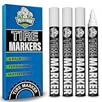 Algopix Similar Product 2 - White tire Paint Marker for Car Tire