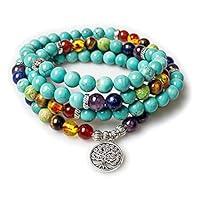 Algopix Similar Product 11 - PWMENLK 108 Mala Beads Meditation