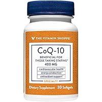 Algopix Similar Product 11 - The Vitamin Shoppe CoQ10 400mg 