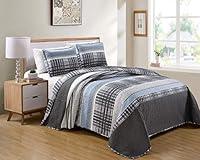 Algopix Similar Product 17 - Kids Zone Home Linen Charcoal White