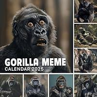 Algopix Similar Product 20 - Gorilla Meme Calendar 2025 365 Days of