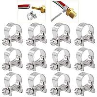 Algopix Similar Product 11 - Rustark 12 Pcs Stainless Steel Hose