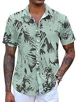 Algopix Similar Product 3 - COOFANDY Tropical Shirt for Men