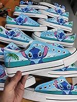 Algopix Similar Product 7 - Lilo and Stitch Shoes Hand Painted