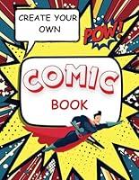 Algopix Similar Product 1 - Create Your Own Comic Book 120pgs with