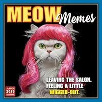 Algopix Similar Product 10 - Meow Memes 2025 Wall Calendar 16Month