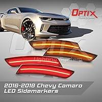 Algopix Similar Product 1 - Optix Chevy Camaro 2016 Smoked LED