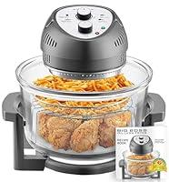 Algopix Similar Product 3 - Big Boss 16Qt Glass Air Fryer Oven 