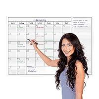 Algopix Similar Product 3 - KITLIFE Wet or Dry Erase Jumbo Monthly