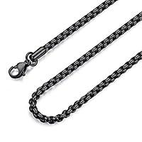 Algopix Similar Product 11 - FOSIR Mens Womens Stainless Steel Black