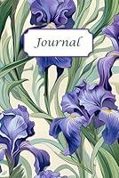 Algopix Similar Product 3 - Elegant Purple Iris Journal 100 Blank