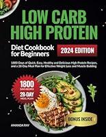 Algopix Similar Product 20 - Low Carb High Protein Diet Cookbook for