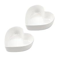 Algopix Similar Product 19 - WAIT FLY 2pcs HeartShaped Bowls for