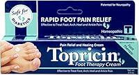Algopix Similar Product 20 - Topricin Foot Therapy Cream 2 oz  Pack