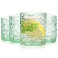 Algopix Similar Product 8 - abrwyy Green Drinking Glasses Set of 4