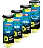 Algopix Similar Product 9 - Tourna Green Dot Tennis Balls in a