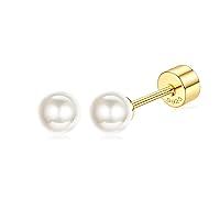 Algopix Similar Product 17 - ZELORES Sterling Silver Pearl Earrings