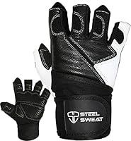 Algopix Similar Product 4 - Steel Sweat Weightlifting Gloves  18
