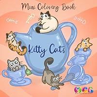 Algopix Similar Product 4 - Mini Coloring Book Kitty Cats Say