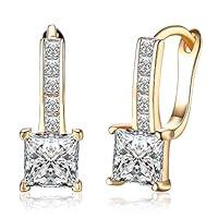 Algopix Similar Product 11 - Elegant 18K Gold Plated Cubic Zirconia