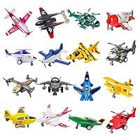 Algopix Similar Product 13 - HAPTIME Airplane Toy Pull Back Planes