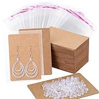 Algopix Similar Product 6 - anezus Earring Cards 100 Pcs Earring