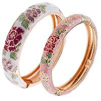 Algopix Similar Product 14 - UJOY Cloisonne Bangles Gorgeous
