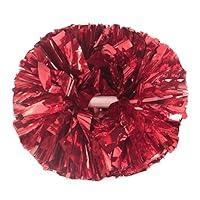 Algopix Similar Product 18 - Hooshing 2PCS Red Pom Poms Cheerleading