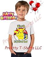 Algopix Similar Product 10 - FREE SHIPPING Pokemon Birthday Boy