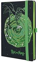 Algopix Similar Product 5 - Rick and Morty Premium A5 Notebook 