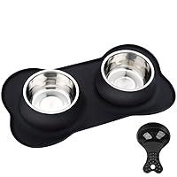 Algopix Similar Product 19 - URPOWER Dog Bowls Stainless Steel Dog