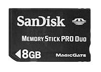Algopix Similar Product 8 - SanDisk Flash 8GB Memory Stick PRO Duo