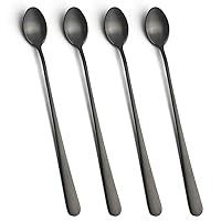 Algopix Similar Product 14 - IQCWOOD Long Handle Spoons 9inch