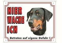 Algopix Similar Product 17 - Nobby 93228 Warning Sign Doberman