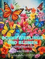 Algopix Similar Product 6 - Entspannendes Schmetterlinge und Blumen