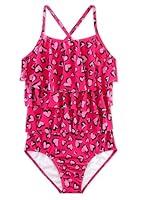 Algopix Similar Product 4 - Dolxico Girls Swimsuit Ruffles Bathing