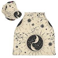 Algopix Similar Product 14 - Kigai Moon Leaves Baby Car Seat Covers