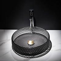 Algopix Similar Product 16 - Homary Bathroom Vessel Sink Round