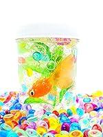 Algopix Similar Product 11 - Gold Fish Bowl Handmade Clear Slime 4oz