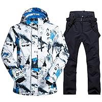 Algopix Similar Product 17 - Mens Ski Jacket and Pants Set Ski Suit