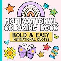 Algopix Similar Product 5 - Motivational Coloring Book Bold and