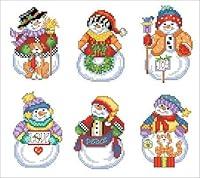 Algopix Similar Product 6 - Snow Folks Ornaments Counted Cross