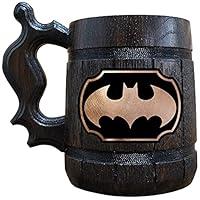 Algopix Similar Product 18 - Batman Animated Series Beer Mug Wooden