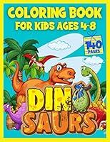 Algopix Similar Product 16 - Dinosaur Coloring Book for Kids Ages